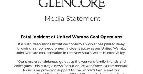 United Wambo Mine Accident Obituary, Death